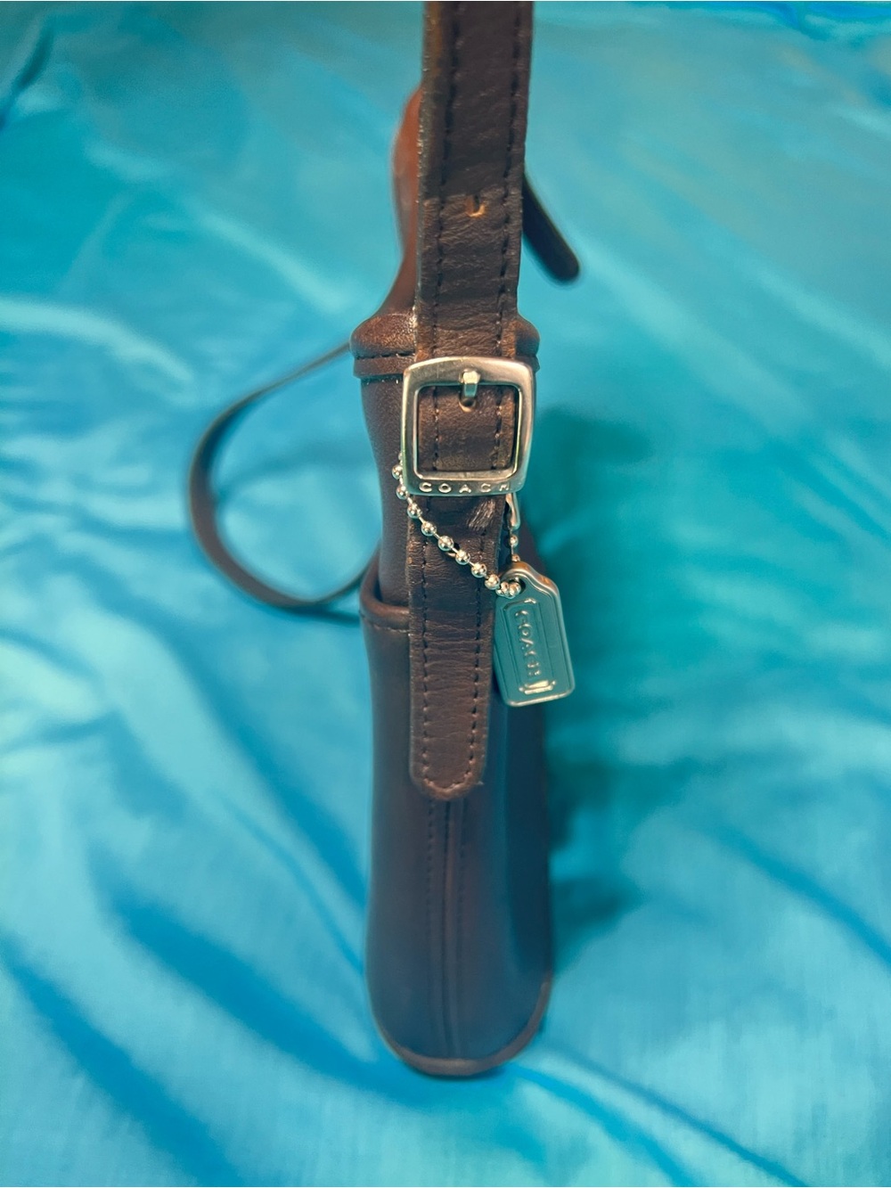 Vintage Coach Mambo Brown Leather Crossbody Bag G9C-9062 - Picture 11 of 16